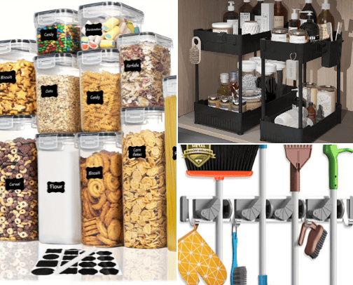 Home organization cover photo collage
