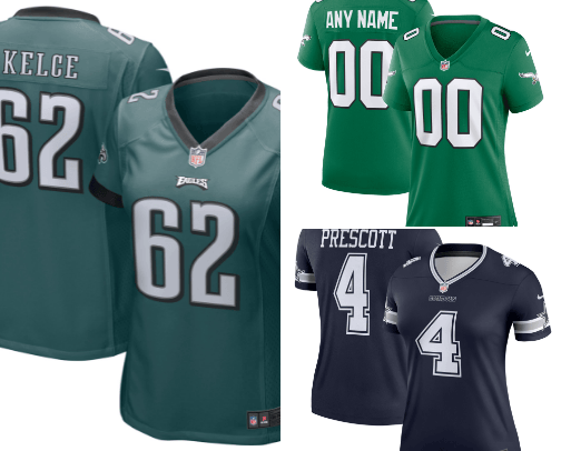 Football Jerseys for Women cover photo collage