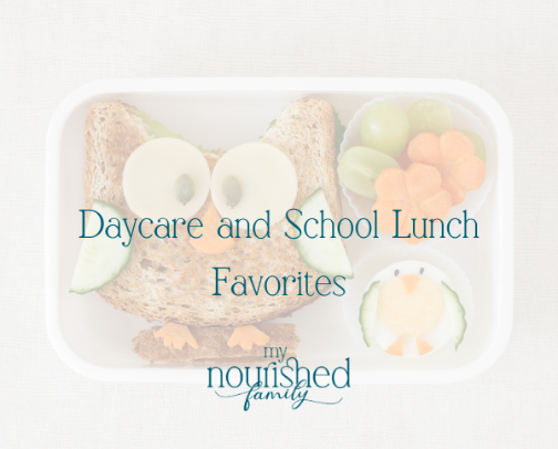 Daycare and School Lunch Inspiration + Favorites cover photo collage