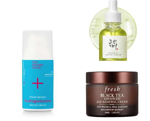 Skincare gems 🤍 Sensitive skin approved 🕊️ cover photo collage