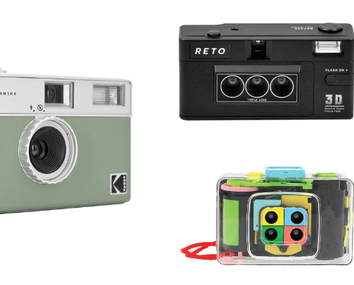 Cameras and gifts!!! cover photo collage