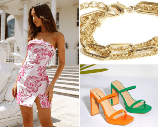 Spring Lookbook cover photo collage