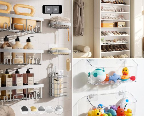 Storage & Organization are good for the soul cover photo collage