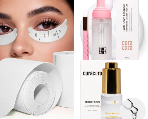 Must-have lash products for beginners and experienced lash artists cover photo collage