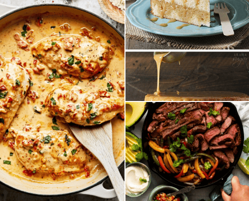 My secret quick recipes cover photo collage