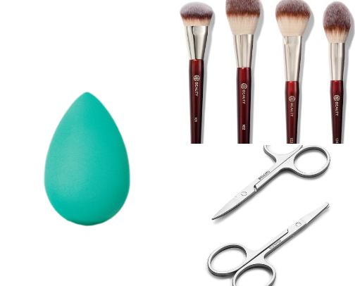Makeup Tools cover photo collage