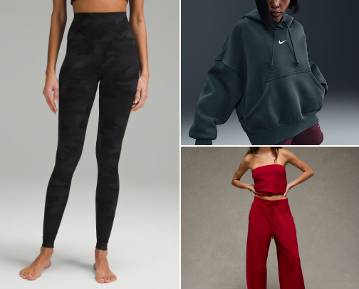 Athleisure Outfits for class cover photo collage