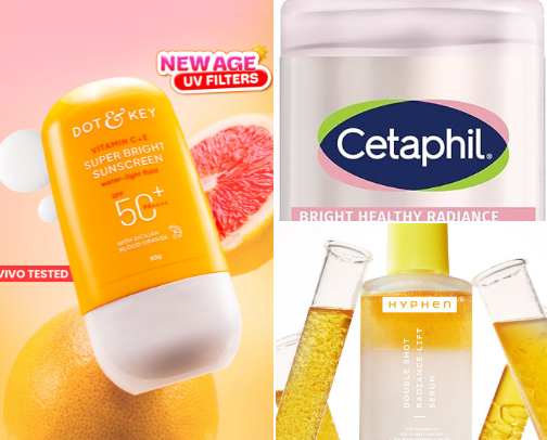 Skin care cover photo collage