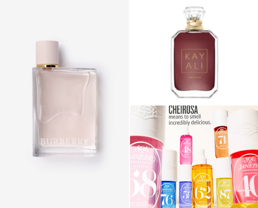 Fragrances and Body Cream ✨ cover photo collage