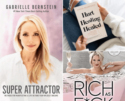 Self Improvement Books cover photo collage