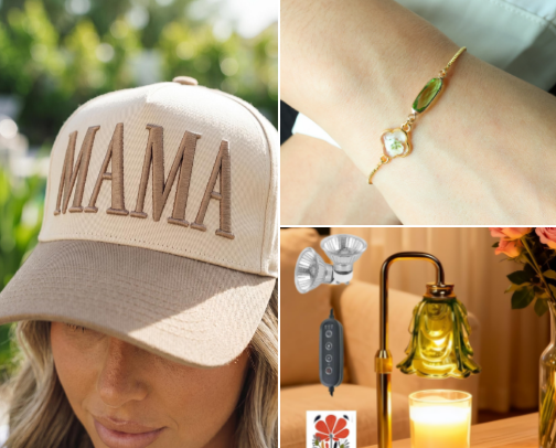 Pretty things for Mama 🩵 cover photo collage