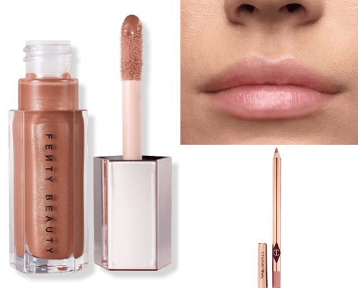 Lips cover photo collage