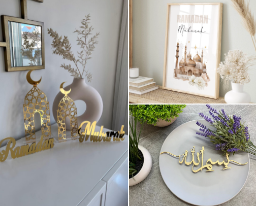 Ramadan Decoration🌙 cover photo collage