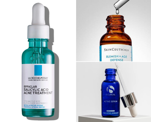 Top 5 Acne-Fighting Serums You NEED to Try! cover photo collage