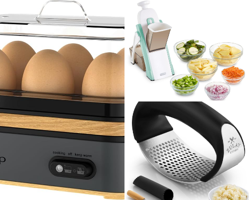 Instant Prep Power: 10 Essential Time-Saving Kitchen Gadgets Under $40 cover photo collage