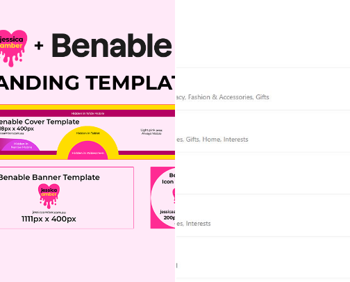 Benable Tools and Tutorials cover photo collage