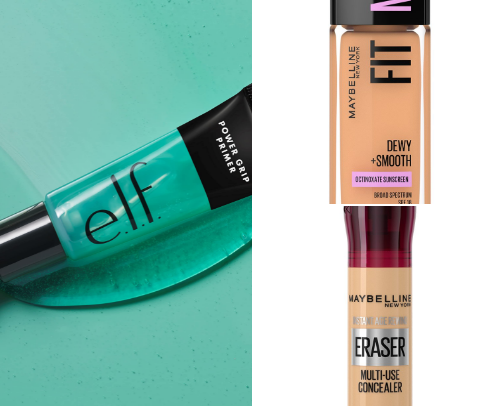 Best drugstore makeup cover photo collage