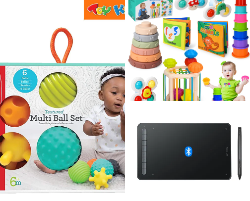 Playful Picks for Little Ones and Toddlers. cover photo collage