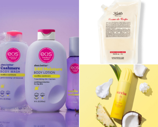 My Favorite Body Care Items cover photo collage