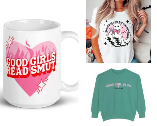 Bookish Merch cover photo collage