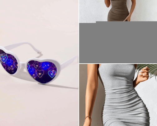 clothes and accessories cover photo collage