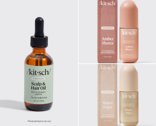 Bathroom Essentials and Hair Products cover photo collage