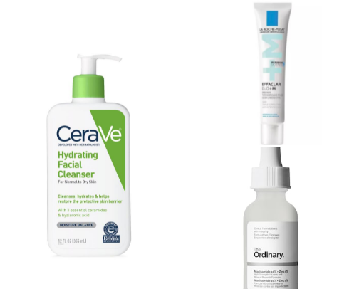 skincare cover photo collage