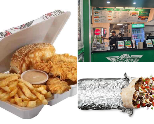 Restaurant/Fast food cover photo collage