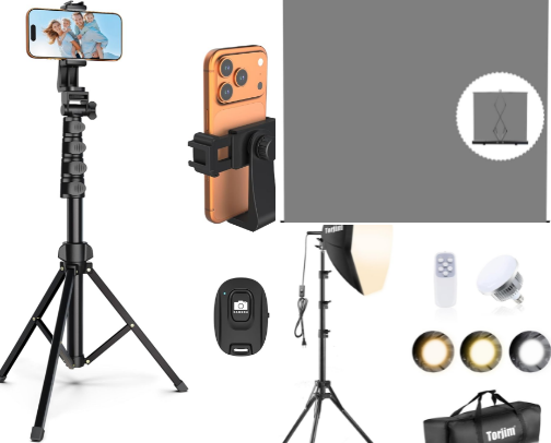 Self tape gear for a professional actor cover photo collage