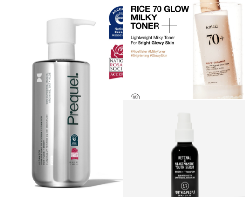 Basic Skincare Routine cover photo collage