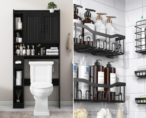 Small Bathroom Storage & Organization Finds cover photo collage