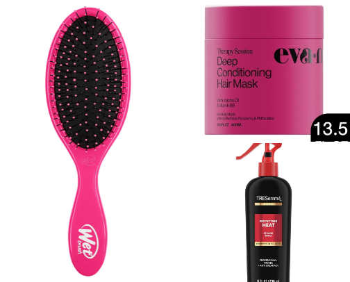 Favorite hair products cover photo collage
