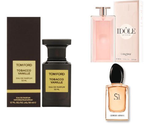 fragrances cover photo collage
