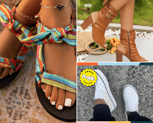 Stylish Footwear cover photo collage