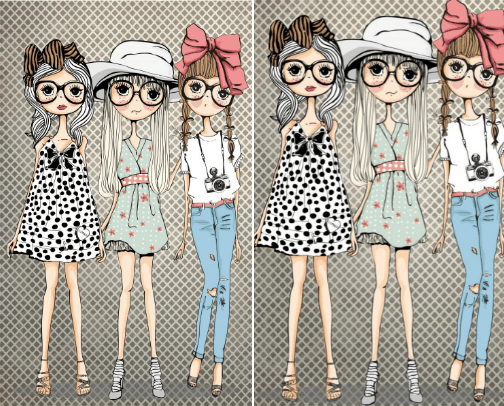 Clothes cover photo collage