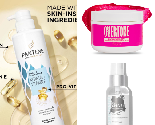 Hair/Shower Products cover photo collage