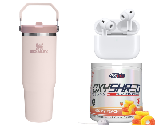 Everything I have in my Gym Bag cover photo collage