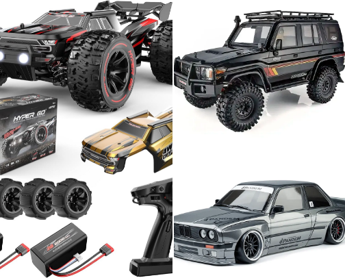 Rc cars cover photo collage