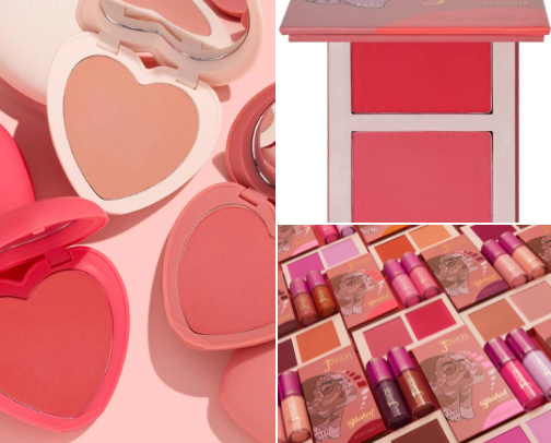 Beautiful Face Needs a Beautiful Blush cover photo collage
