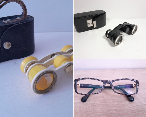 Binoculars cover photo collage