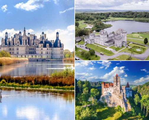 Fairytale Castle Hotels in Europe | Dream Luxury Stays cover photo collage