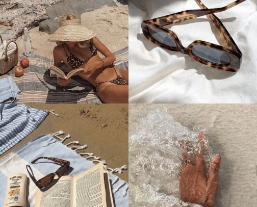 must haves for your beach bag cover photo collage