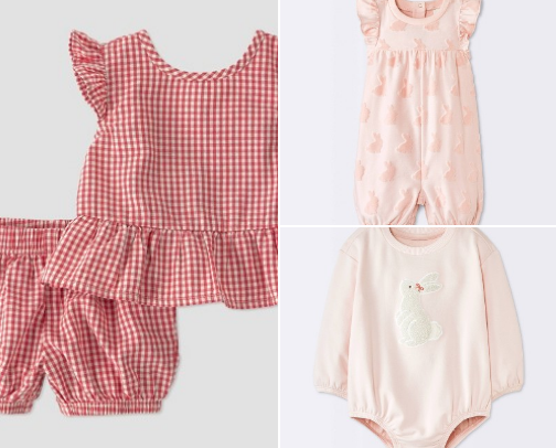 Baby girl Spring outfits cover photo collage
