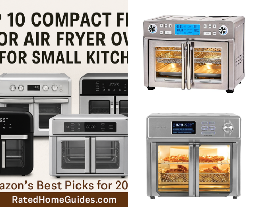 Top Compact French Door Air Fryer Ovens for Small Kitchens cover photo collage