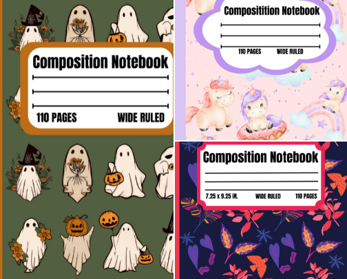 Affordable composition notebooks that are actually cute! - Amazon Finds cover photo collage