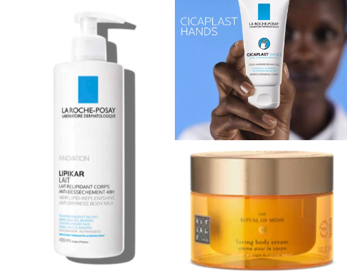 Body care cover photo collage