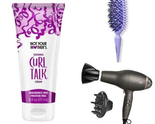 Products for the BEST Curly Hair Routine! cover photo collage