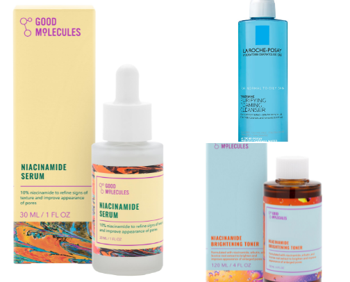 Skincare - combination skin cover photo collage