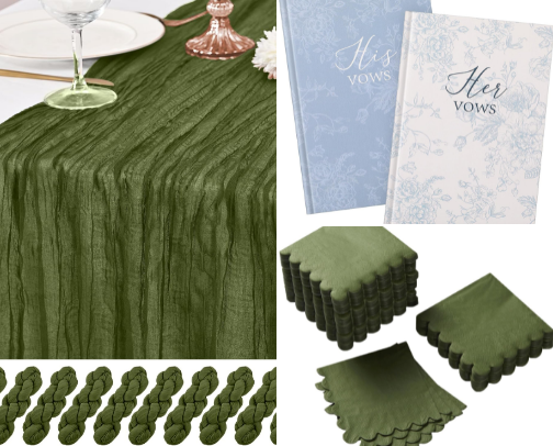 ALLL the wedding things! cover photo collage