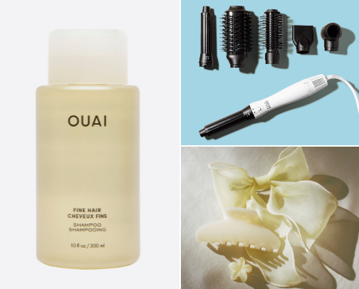 hair care staples 🤎🥥🧸 cover photo collage